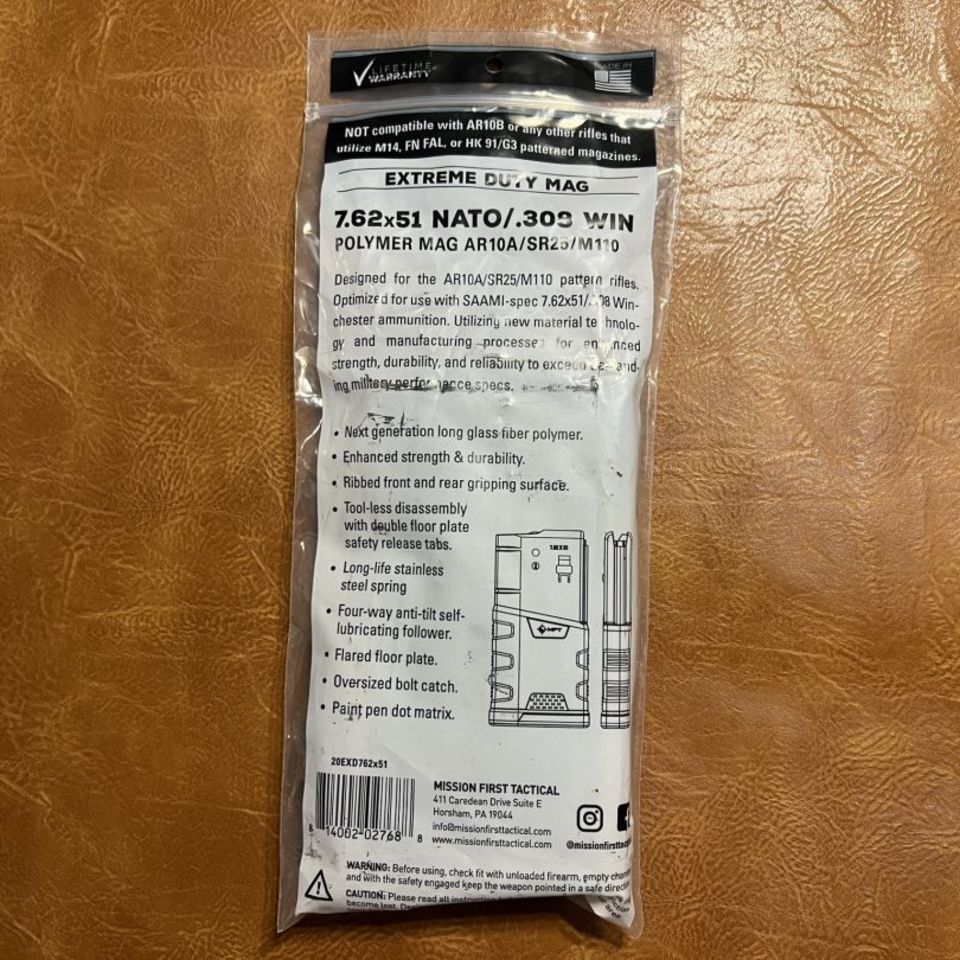 Image 2 - MAG MFT EXTREME DUTY .308 20RD