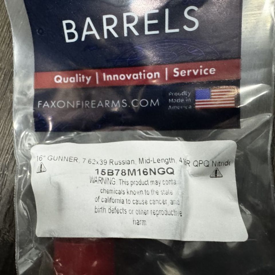 Image 3 - Faxon 7.62x39 ar15 barrel