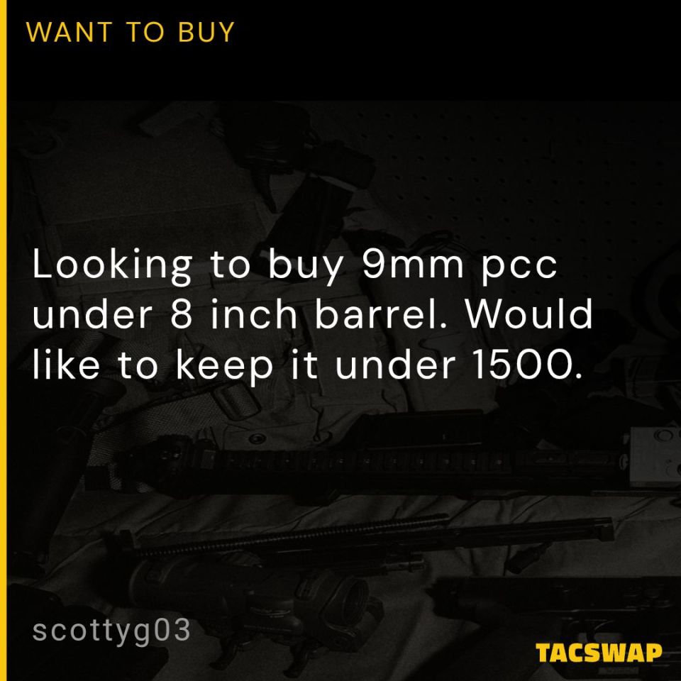 Image 1 - Want to buy 9mm pcc