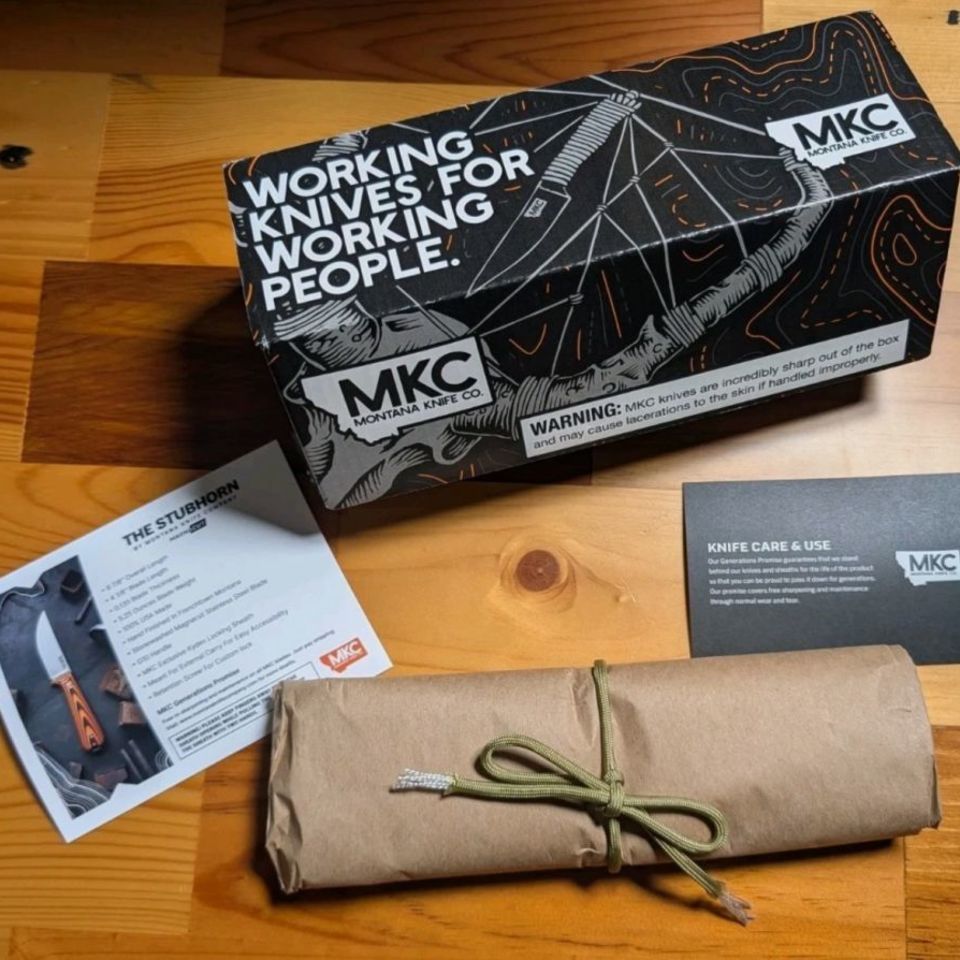 Image 4 - MKC Stubhorn Olive Green Knife