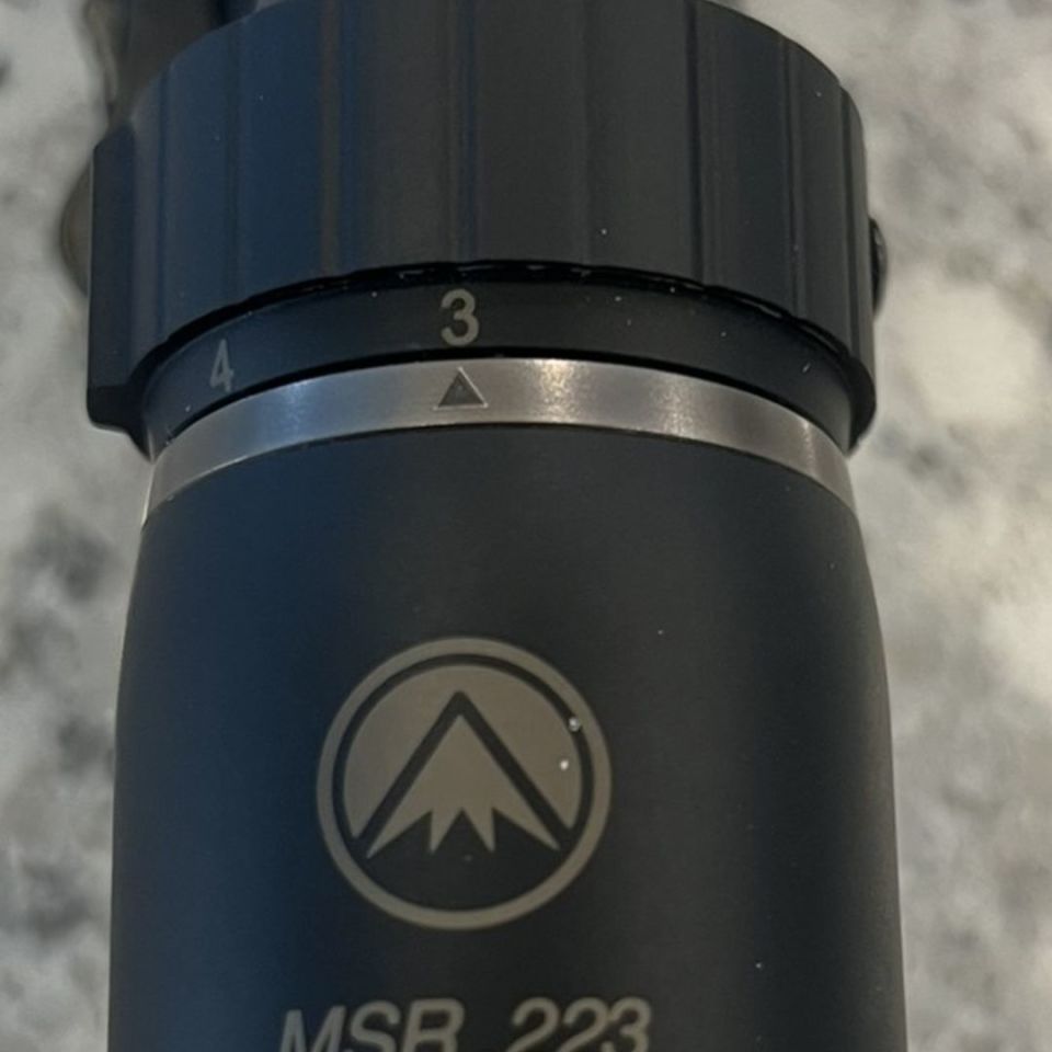 Image 2 - Burris MSR-223 3-9X40 & Mount