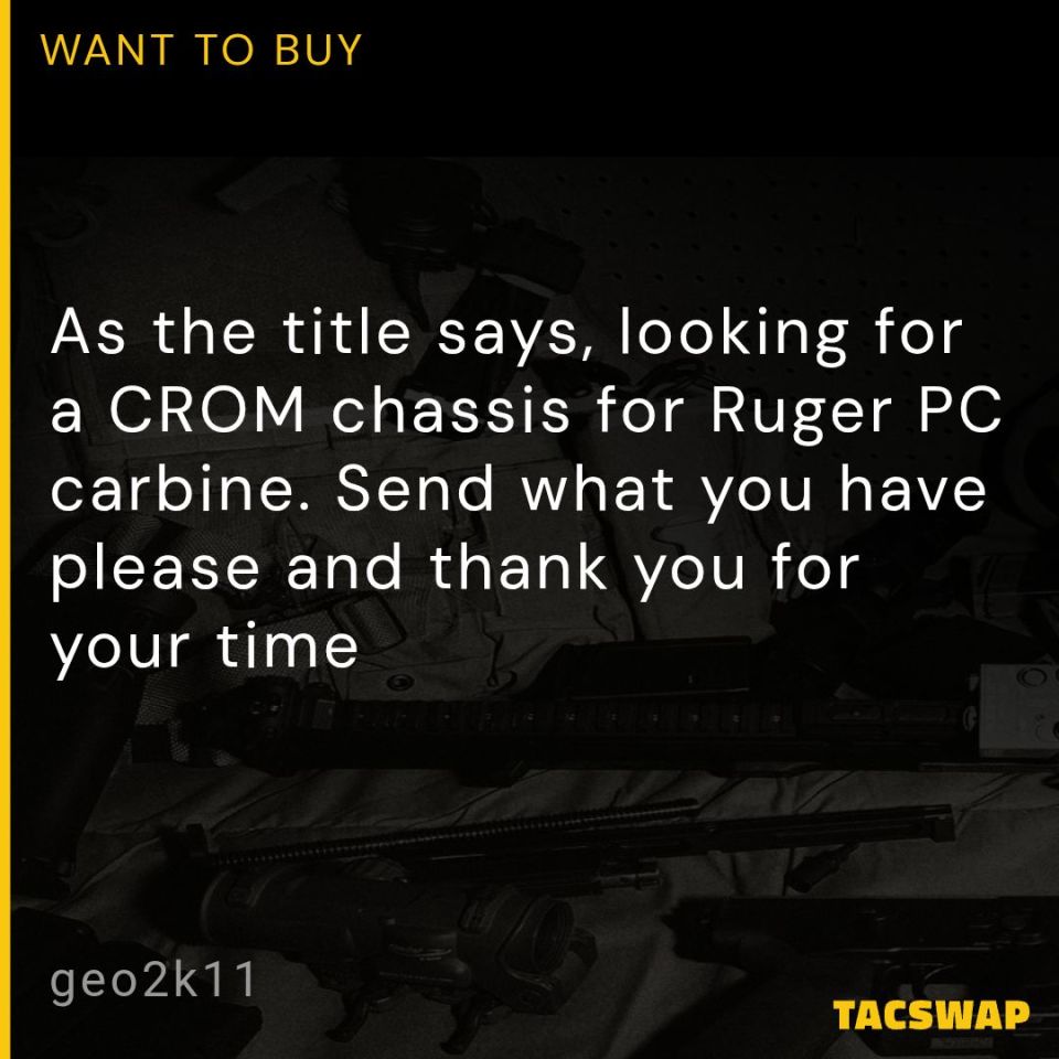 Image 1 - CROM Chassis Ruger pc carbine 