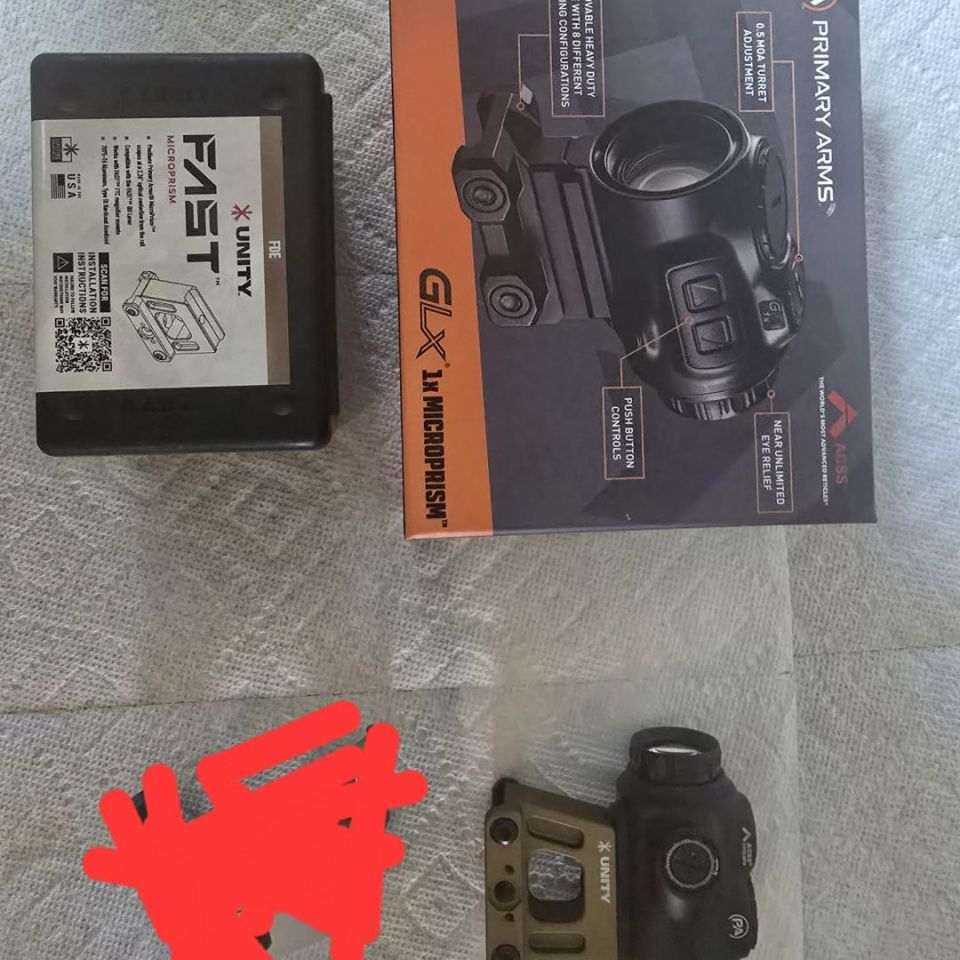 Image 1 - New PA GLX 1x & Unity Mount