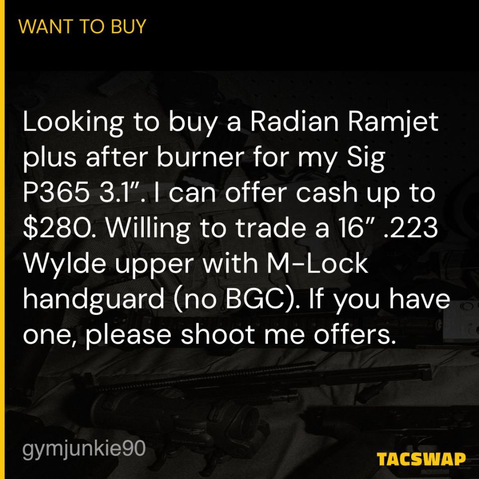 Image 1 - P365 Radian Ramjet+Afterburner