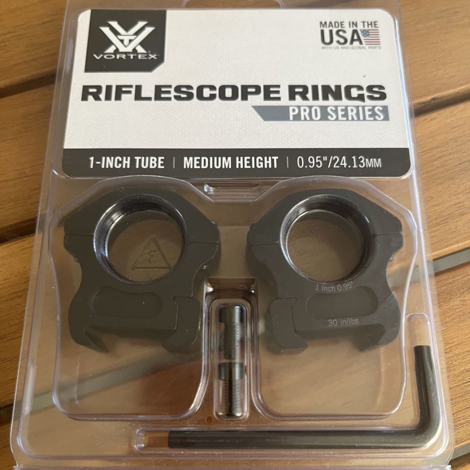 Post 1 - Vortex 1" Pro Series .95 Rings