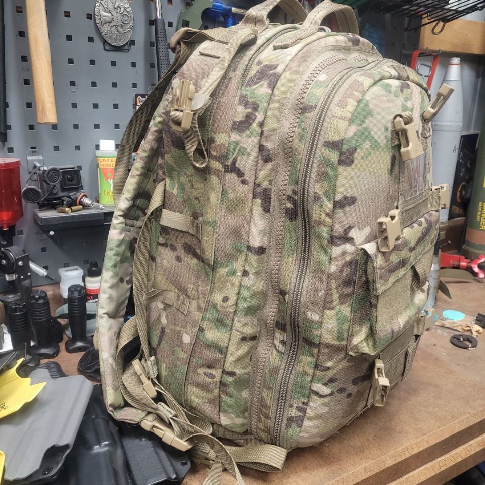 Post 3 - London Bridge Tactical S.C.O.T.T Trauma Bag, Multicam this will come with some first aid supplies. I can send you pics of needed. One of the nicest bags made. The front half can unzip and become and separate bag it's self. Let me known if you want some more pics. $15 for shipping. 