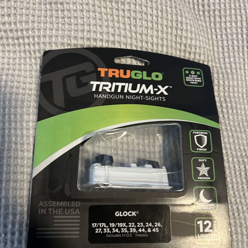 Post 3 - Truglo tritium-x Glock 
