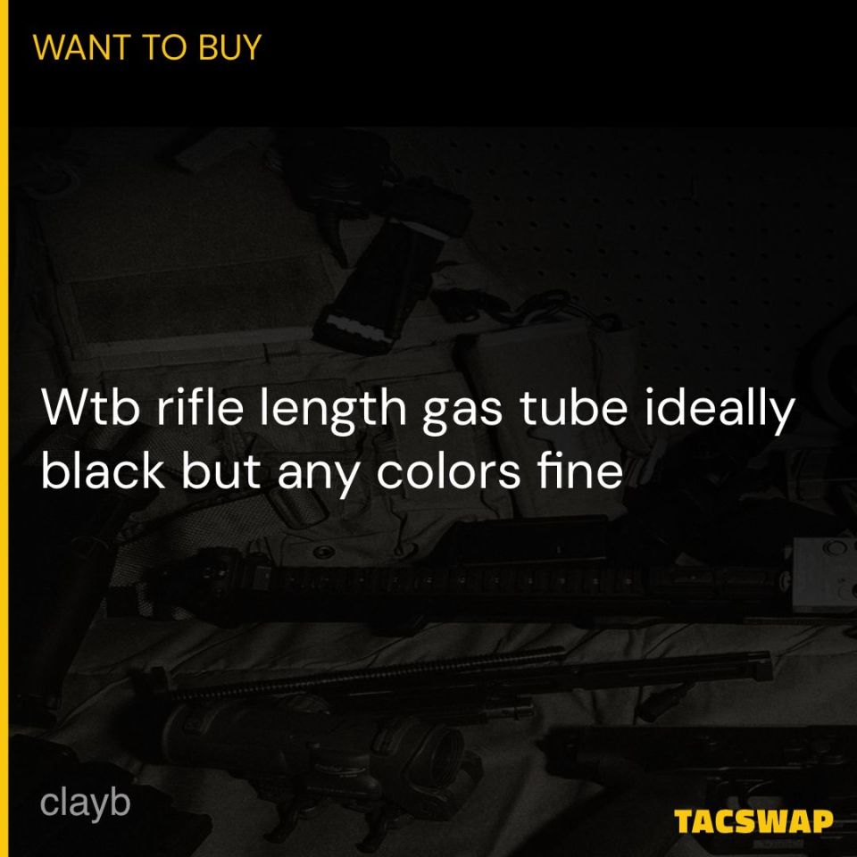 Post 5 - Rifle length gas tube 