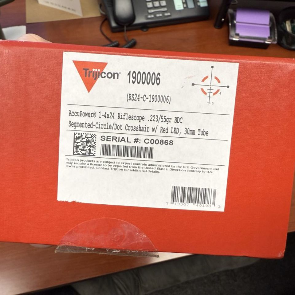 Post 2 - TRIJICON Accupower 1-4x24 LPVO