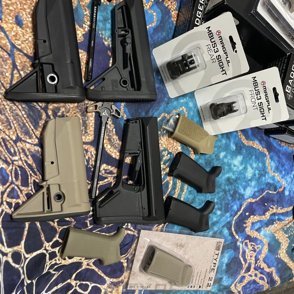 Post 1 - Stocks, charging handles grips