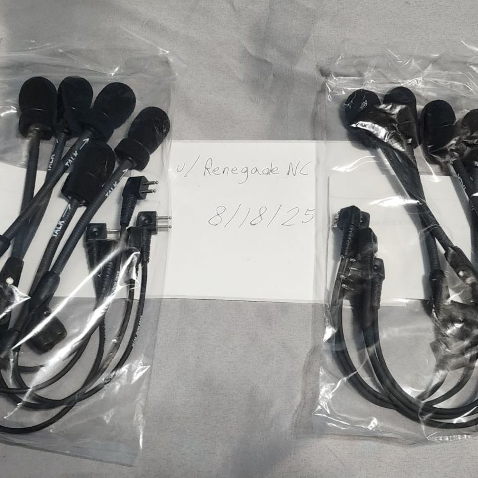 Post 1 - New Gentex Peltor Comtac Mics