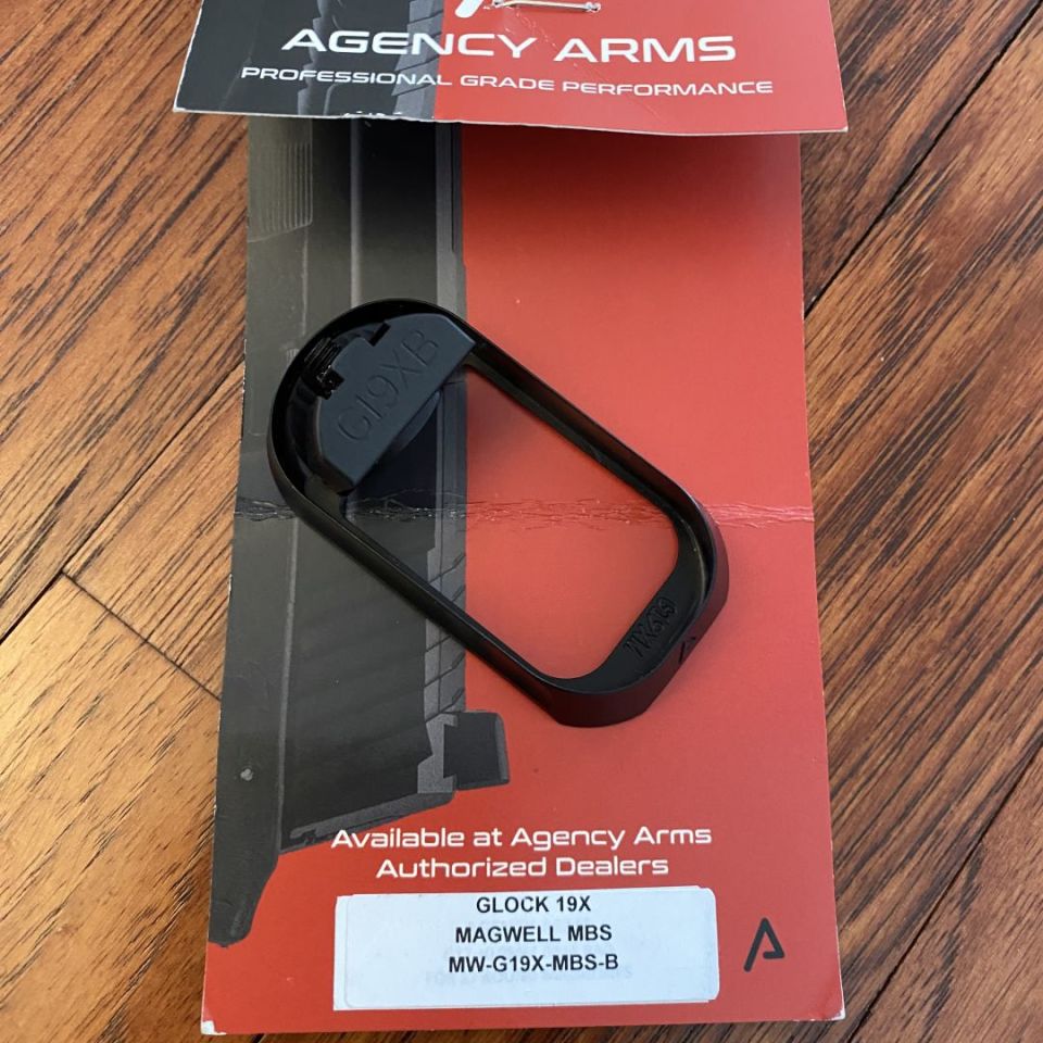 Post 1 - Agency Arms G19x Magwell