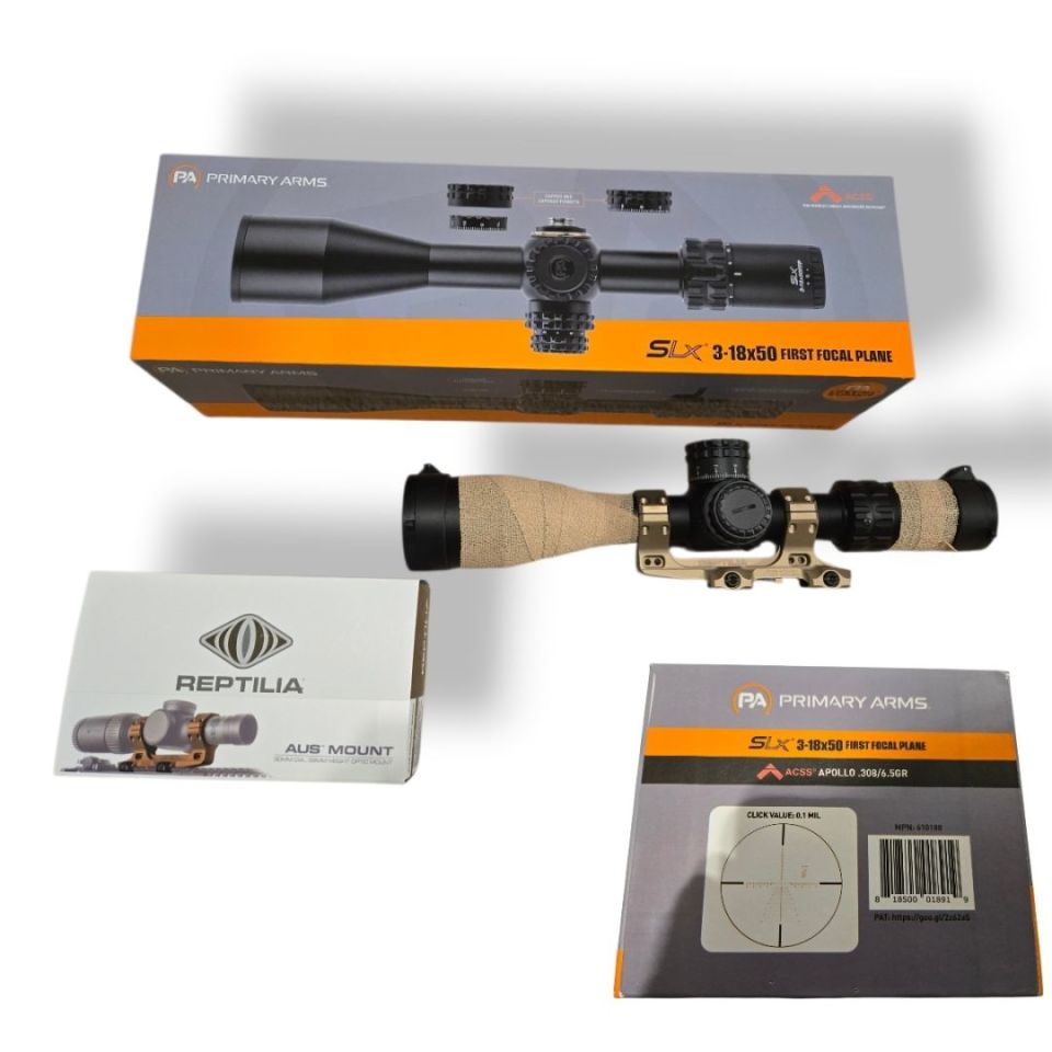 Post 1 - PA SLx 3x18,  .308/6.5gr bdc