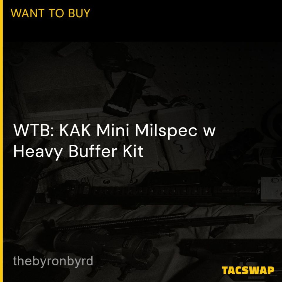 Post 3 - WTB: KAK Mini Milspec Buffer