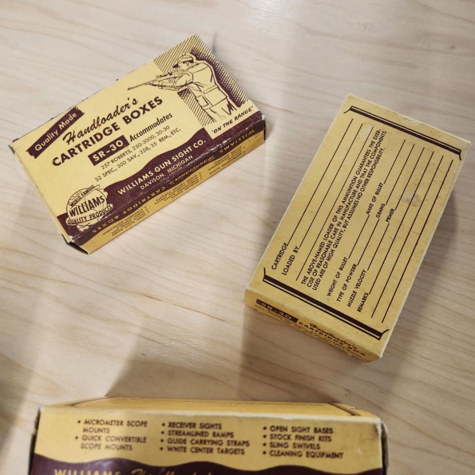 Post 3 - Williams Reloader boxes