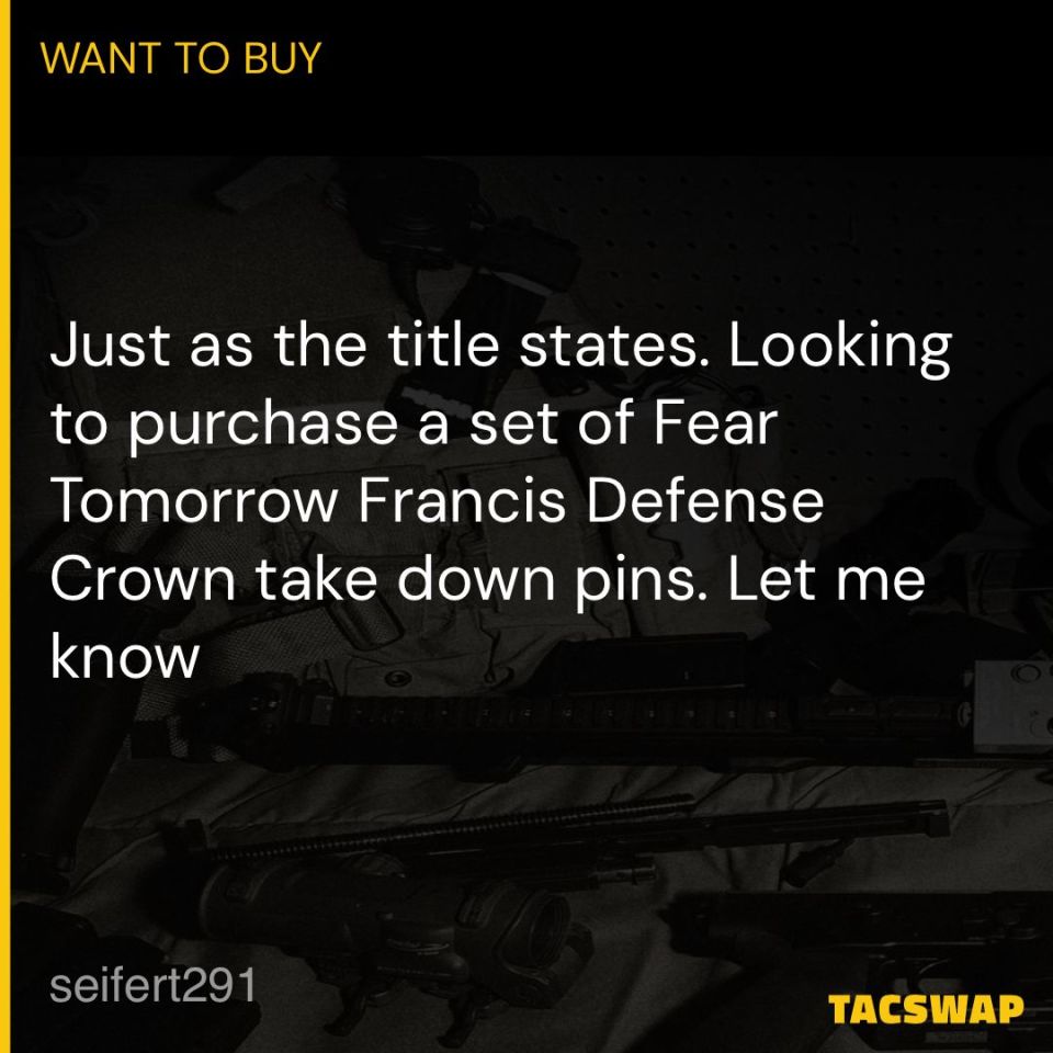 Post 4 - FT Crown logo Take down pins