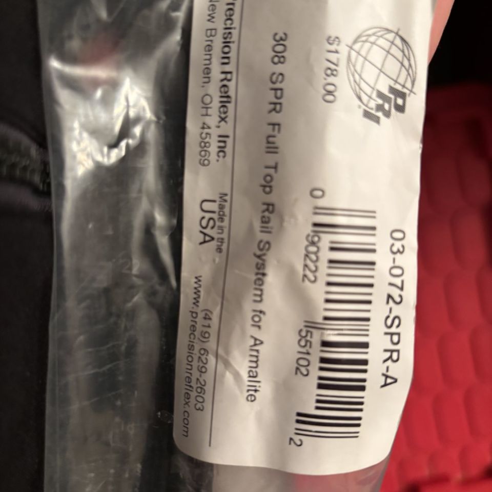 Post 1 - PRI AR10 Mk12 Full Top Rail 