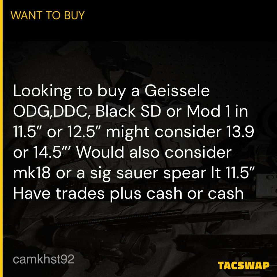 Post 2 - Geissele SD ODG Pistol 