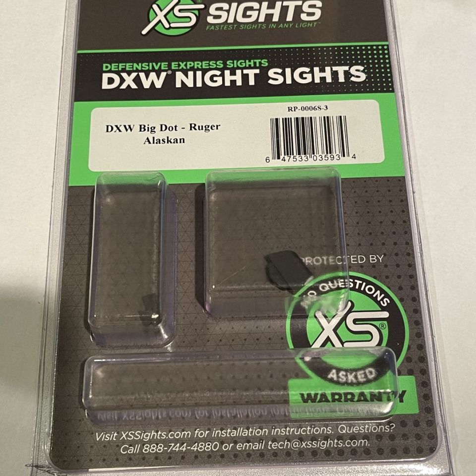 Post 2 - XS Sights DXW Big Dot sights for Ruger Alaskan 