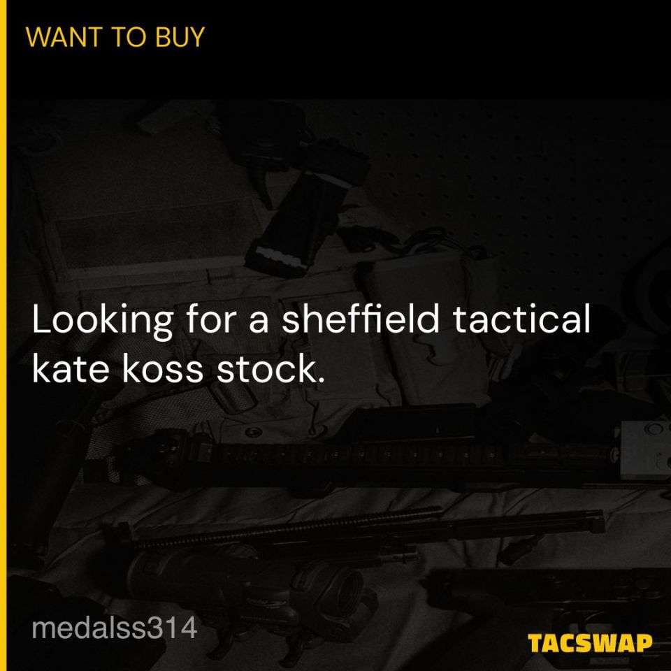 Post 1 - Wtb: sheffield Kate moss stock