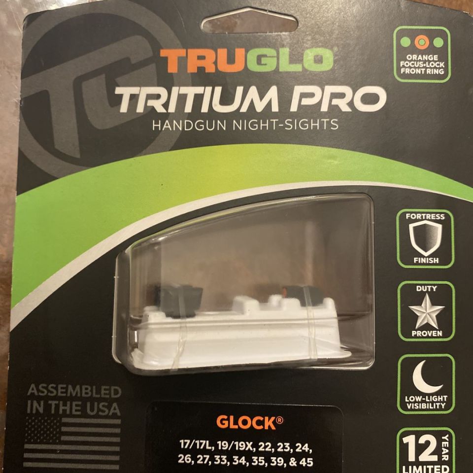 Post 1 - true glow tritium pro NS Glock