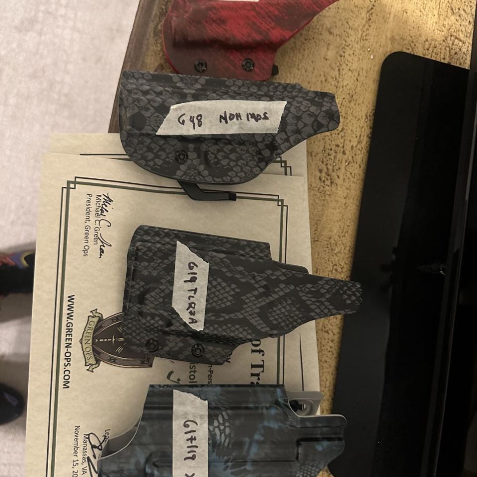 Post 1 - Glock holsters 