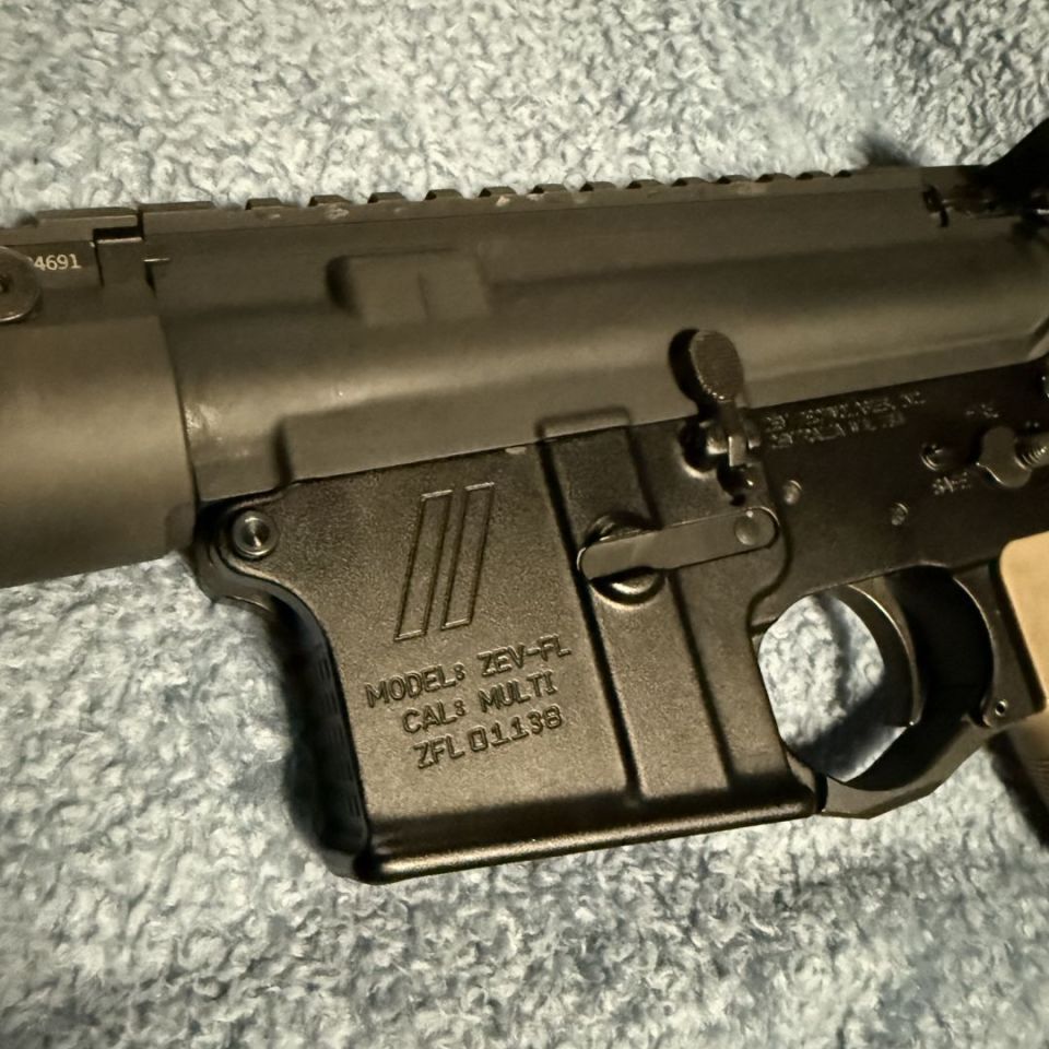 Post 1 - Zev 15 custom AR 300 blackout 