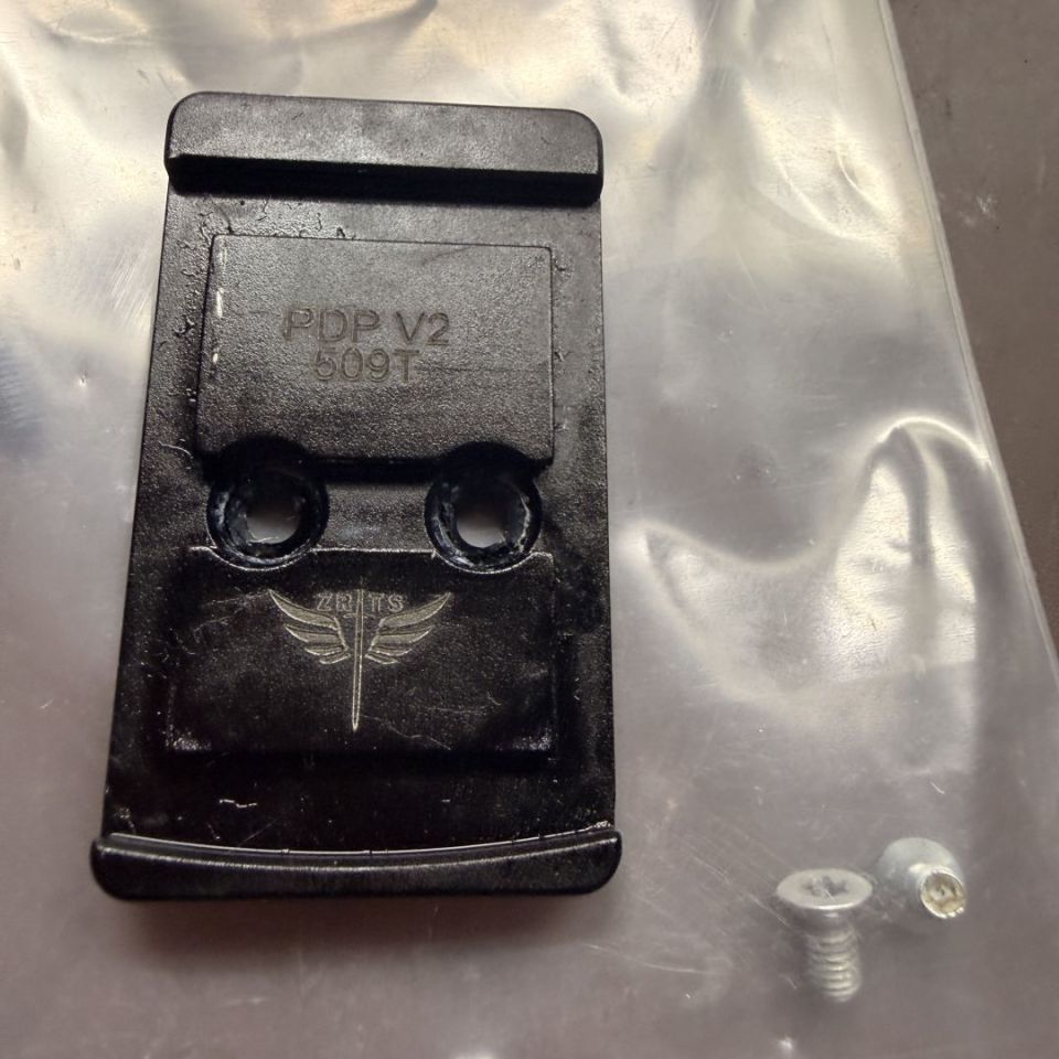 Post 1 - Walther PDP ZRTS 509t plate