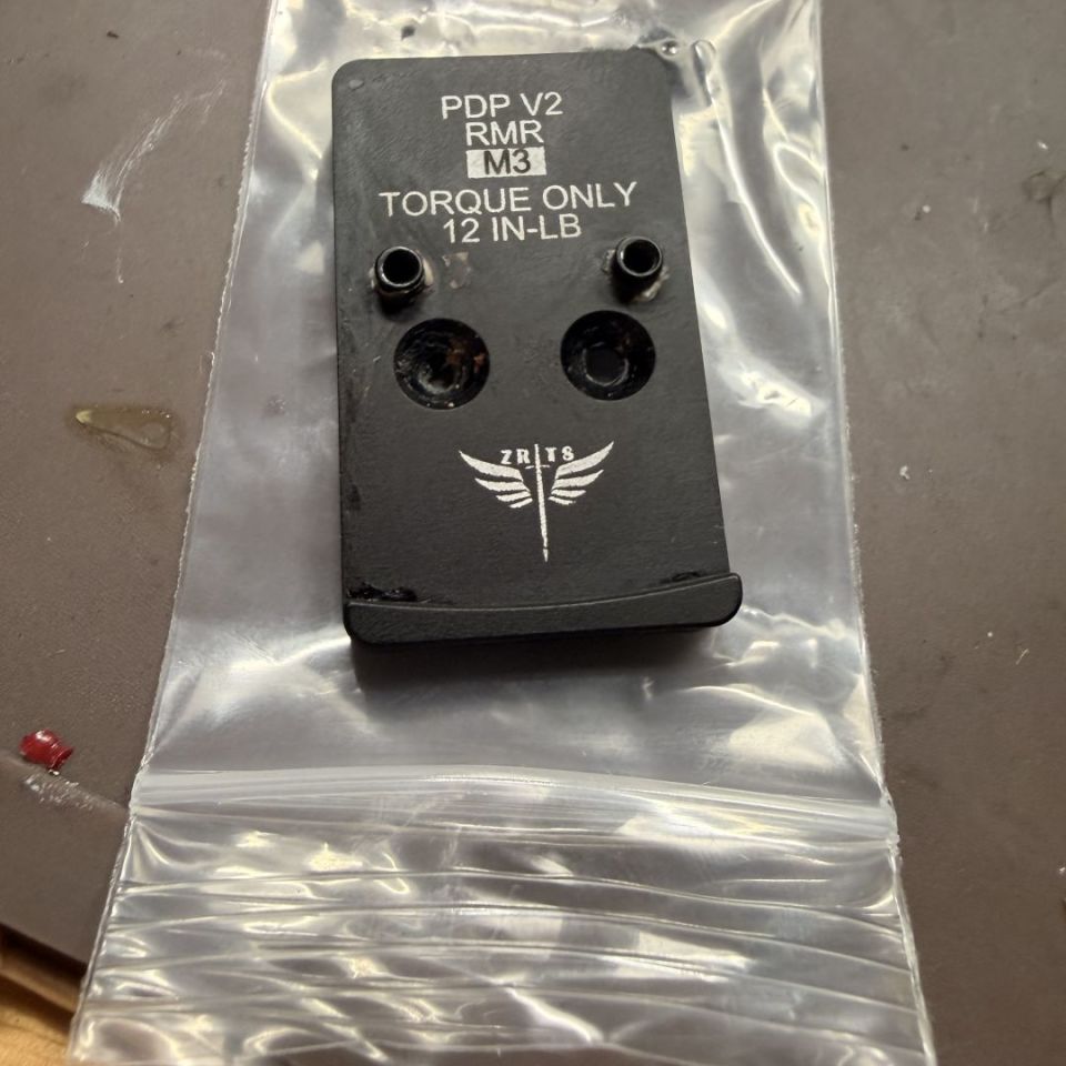 Post 2 - Walther PDP ZRTS RMR plate