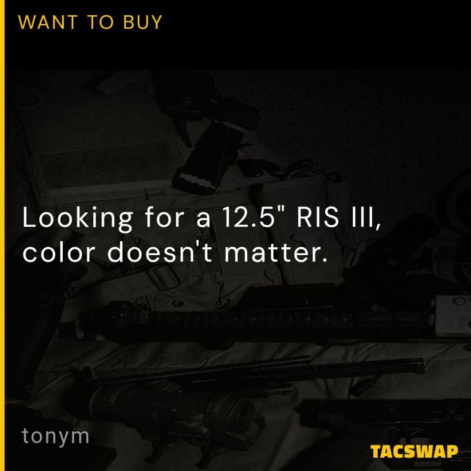 Post 1 - Iso 12.5" ris iii