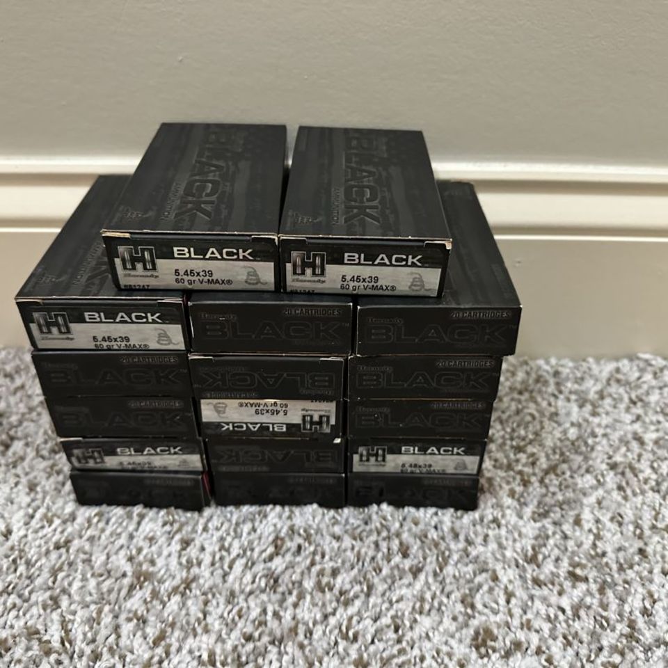 Post 1 - Hornady Black 5.45x39mm 
