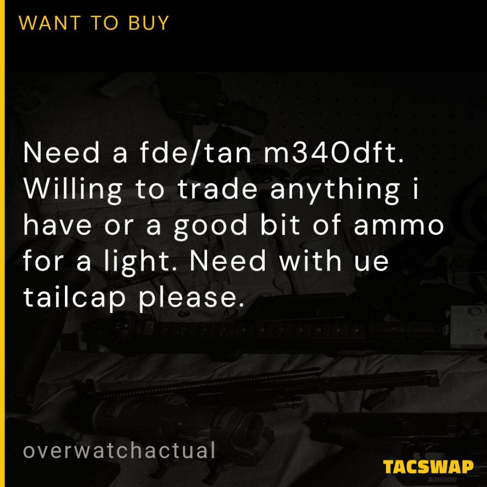 Post 4 - WTT 5.56 75gr for m340dft