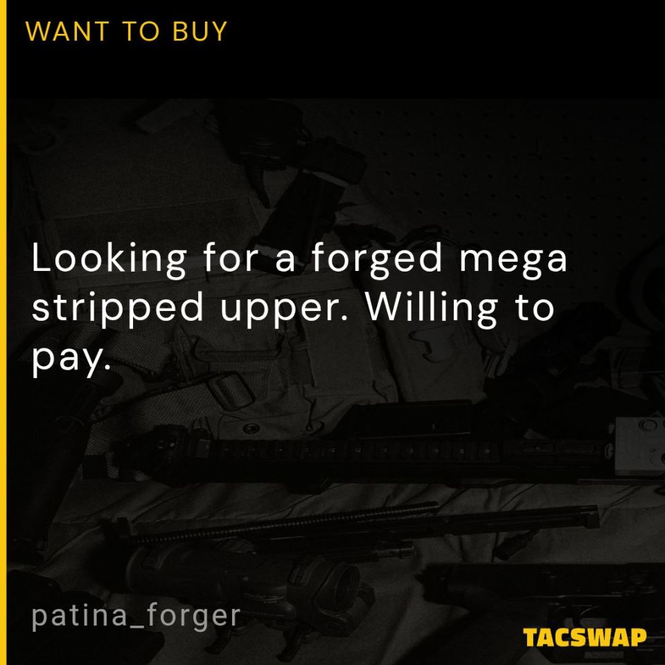 Post 1 - Mega arms stripped upper