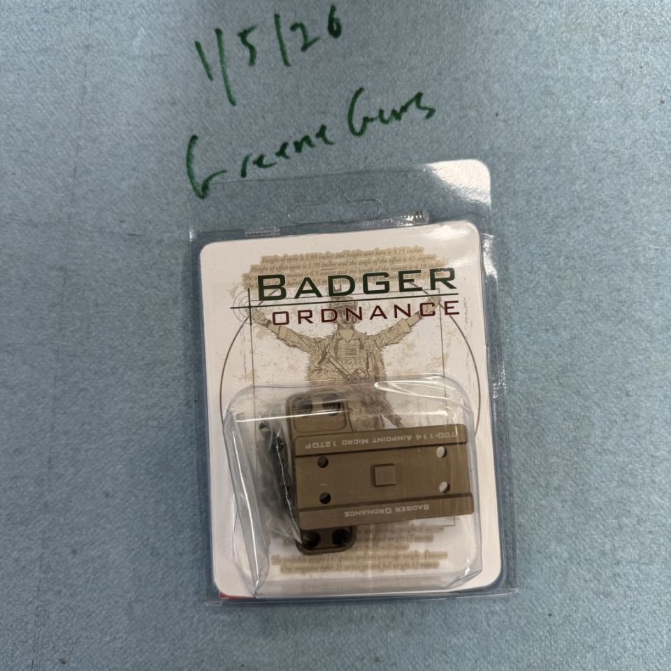 Post 1 - Badger Condition 1 34mm T2 Cap