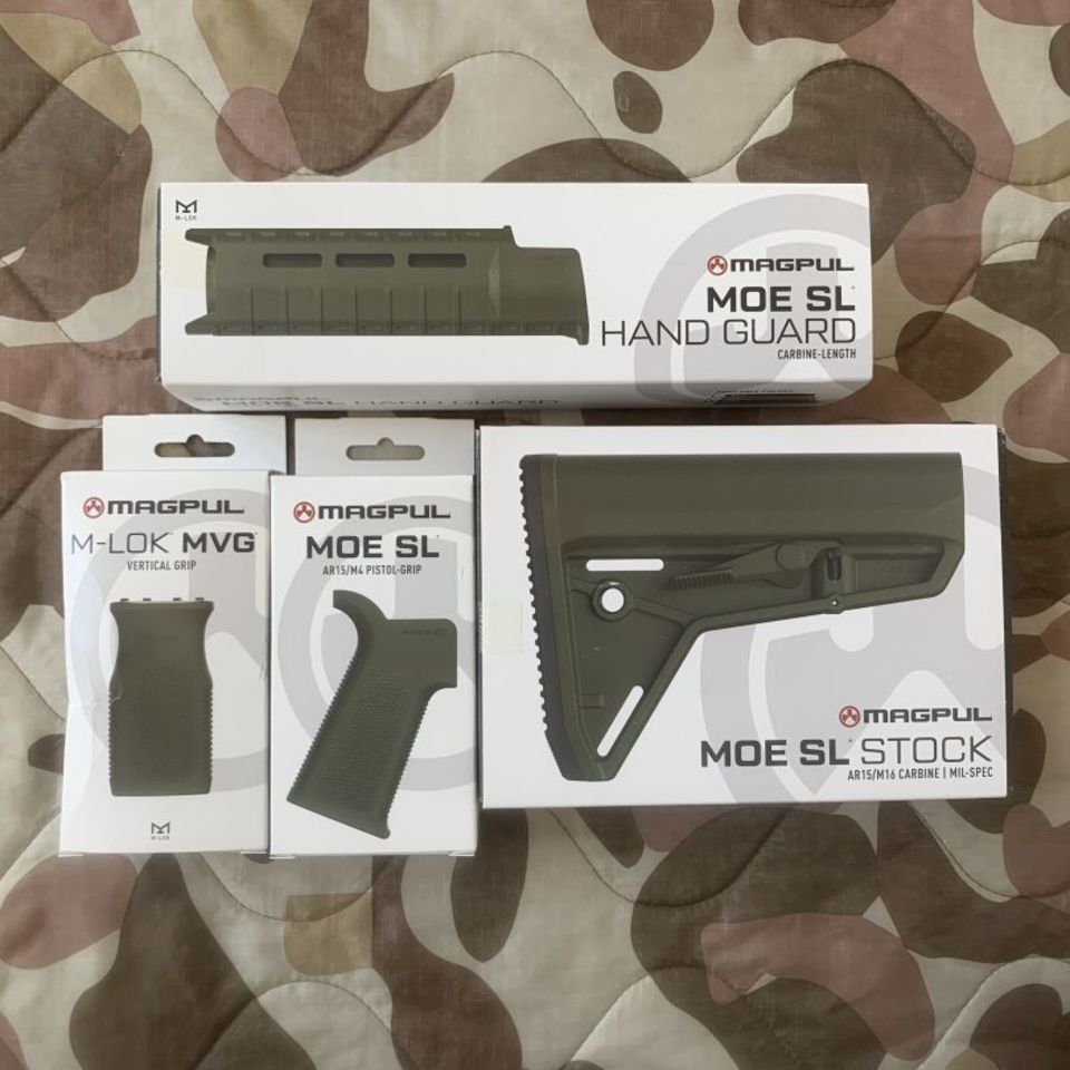 Post 3 - Magpul OD green furniture set