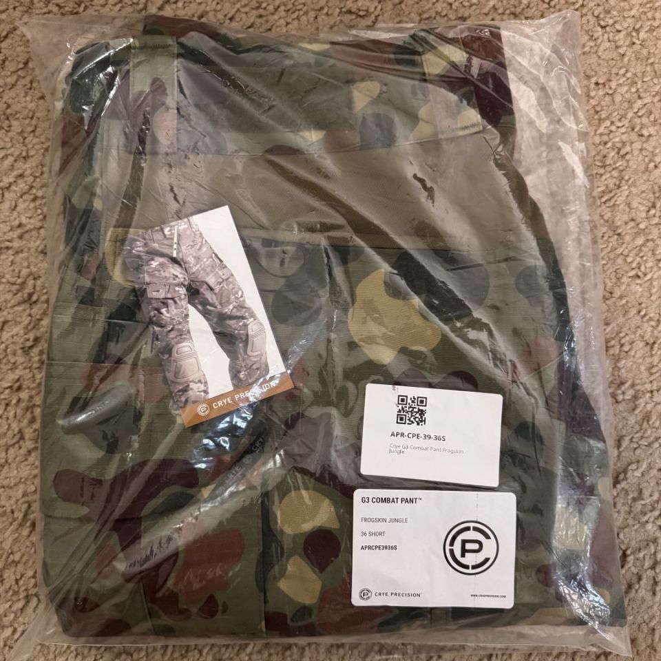 Post 1 - Crye G3 Frogskin Jungle 36S