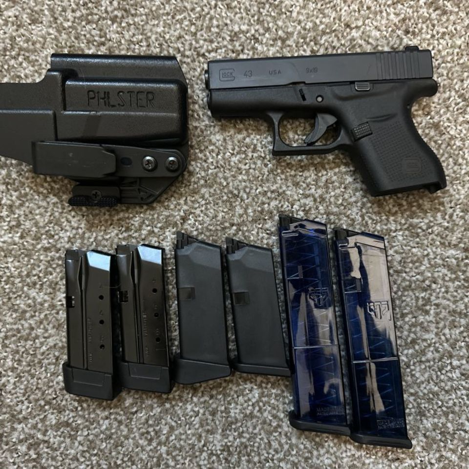 Post 1 - Glock 43 w/Sheild Arms mags