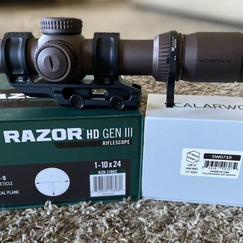 Post 1 - Vortex Razor 1-10, Leap Mount