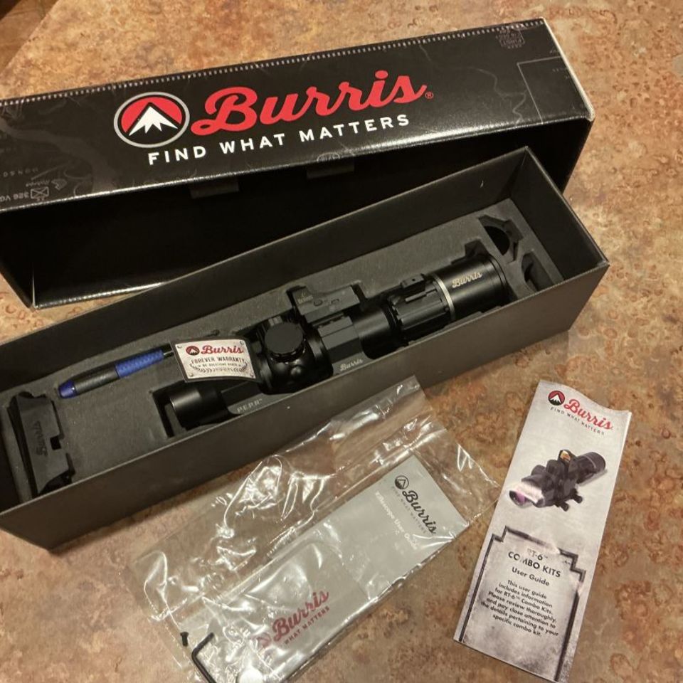 Post 3 - Burris RT-6 Tactical Combo Kit