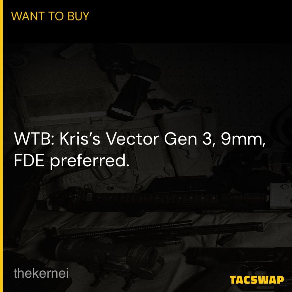 Post 2 - WTB: Vector 9mm Gen 3