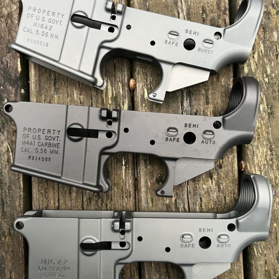 Post 1 - M4A1&M16A2 ROLL MARKED LOWERS