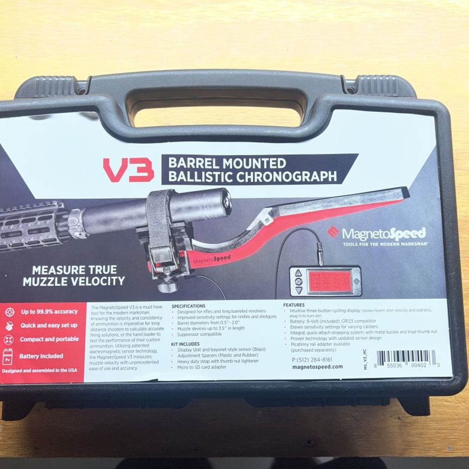 Post 1 - Magnetospeed V3 Chrono