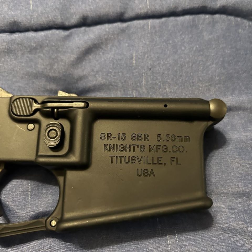 Post 2 - KAC SR15 SBR Lower