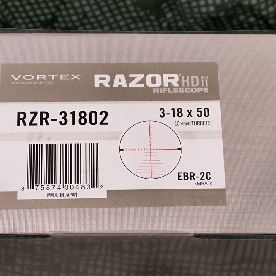 Post 3 - Vortex Razor® HD Gen II 3-18×5