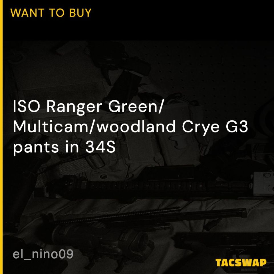 Post 2 - 34S Crye G3 Pants 