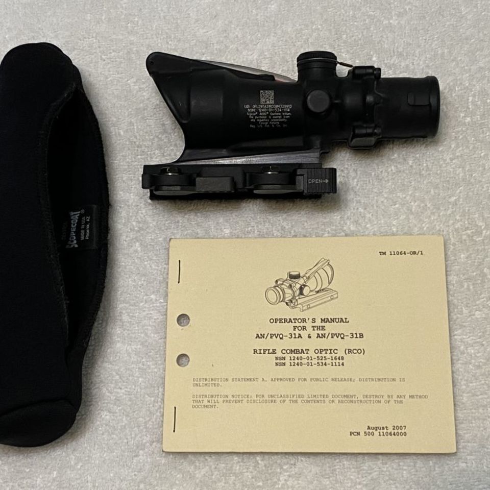 Post 3 - Trijicon ACOG TA31RCOM4