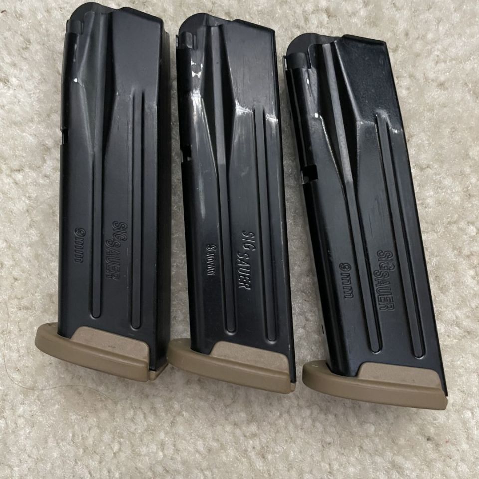 Post 1 - 3 Sig P320 15rd FDE mags