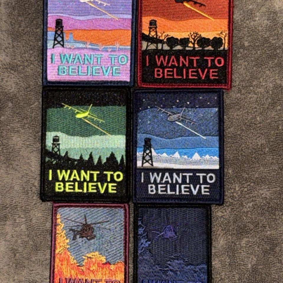 Post 1 - WTB ‘I want to believe’ patches