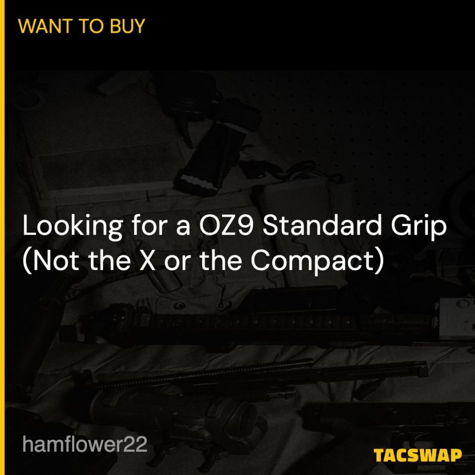 Post 1 - ICARUS OZ9 Standard Grip