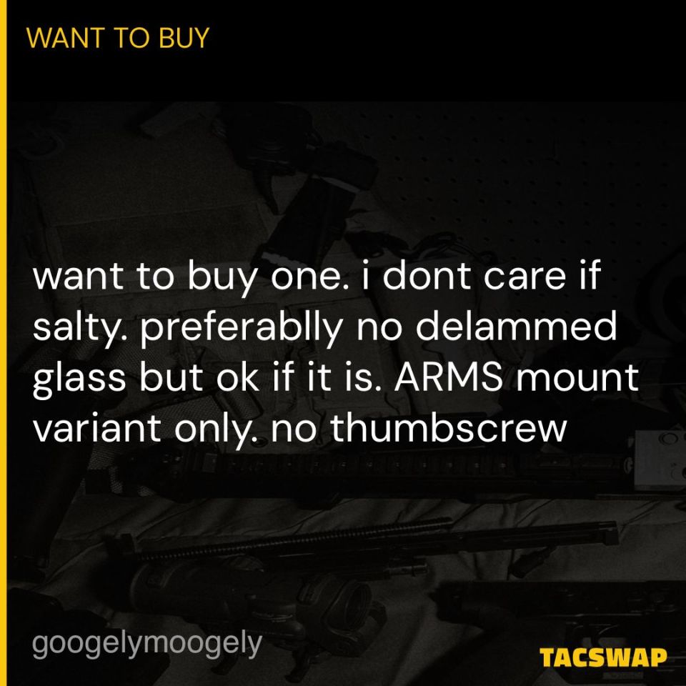 Post 3 - WTB EOTech 553 / SU-231 Black